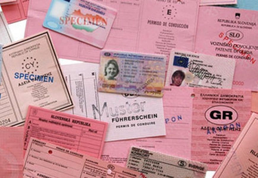 Conversão da carteira de motorista para cidadãos de fora da UE